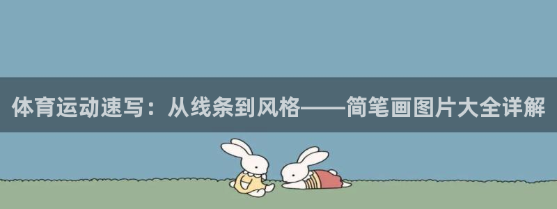 欧亿体育官方正版app集团logo：体育运动速写：从线条到风